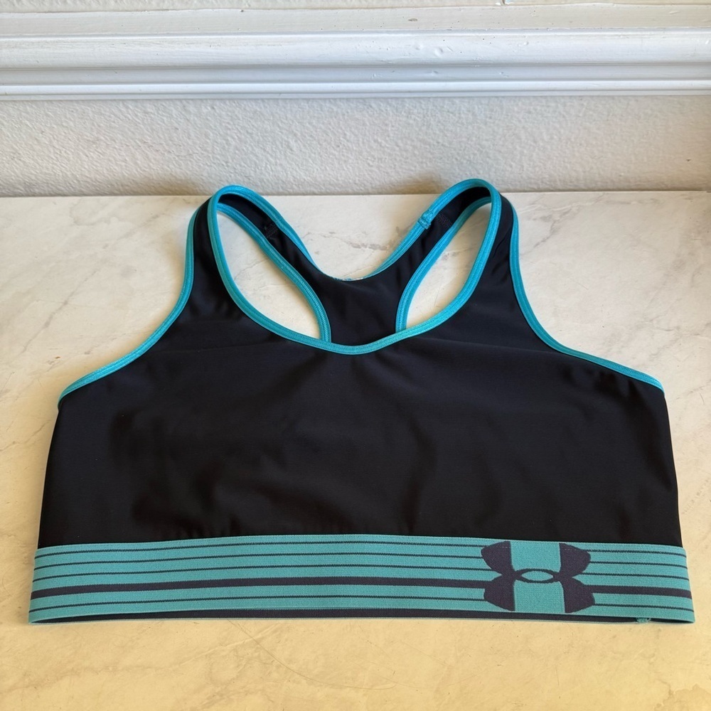 UNDER ARMOUR Black and Blue Racerback Sports Bra 2 for $22 ❇️